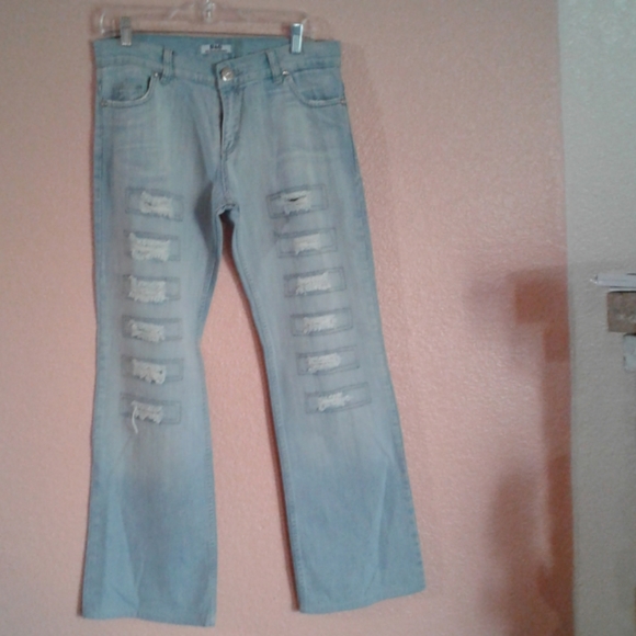 Vintage  Distressed  D & G Boyfriend  Jeans - Picture 1 of 7